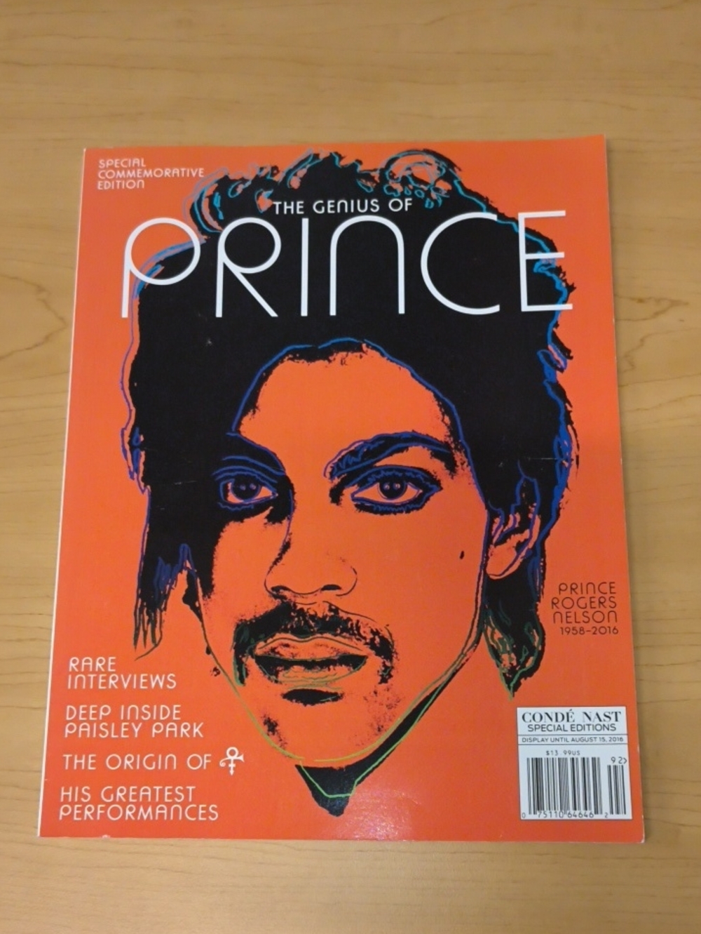 The Genius of Prince - Special Commemorative Edition by Conde Nast 2016